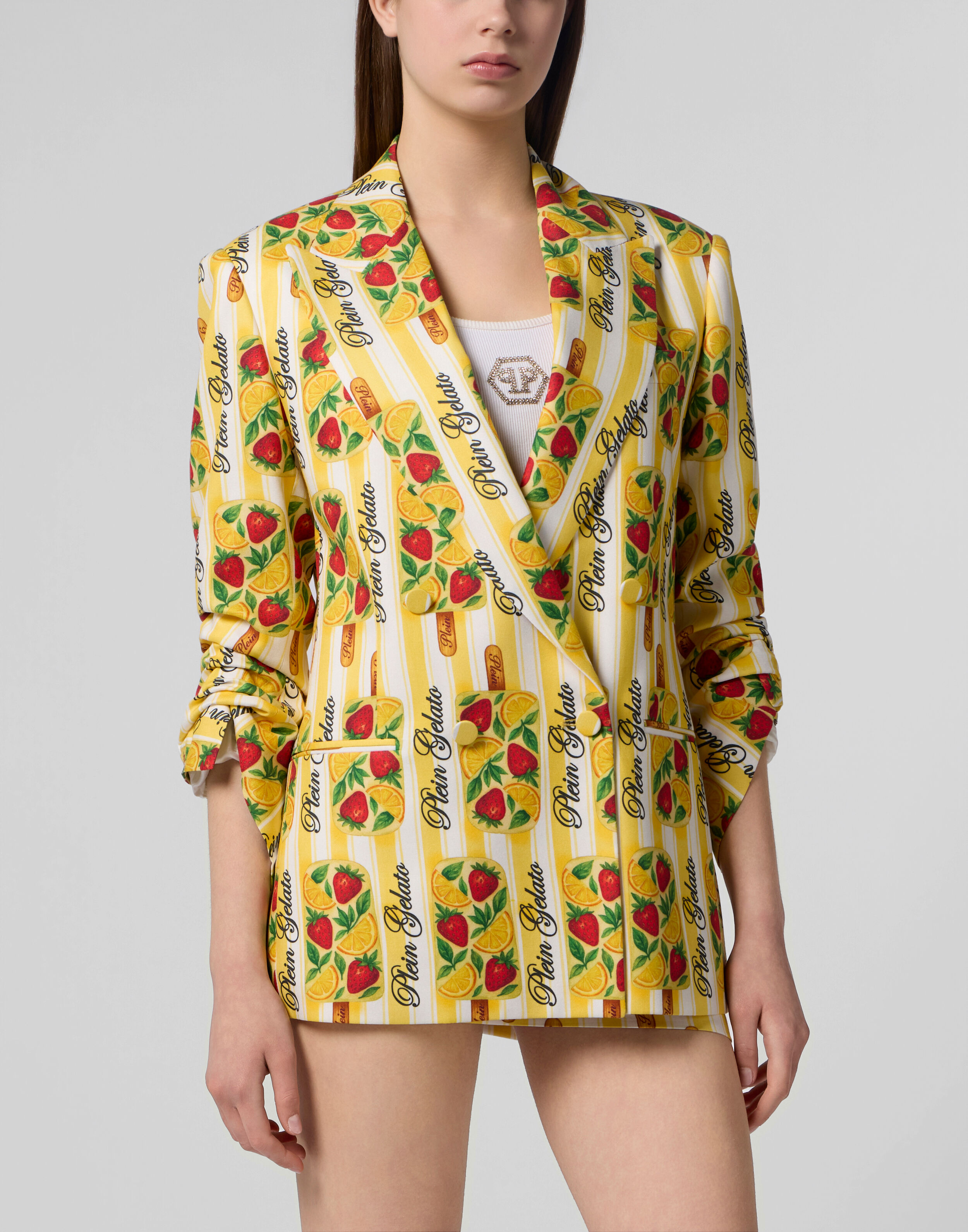Blazer Duke Duplo Botão Plein Gelato