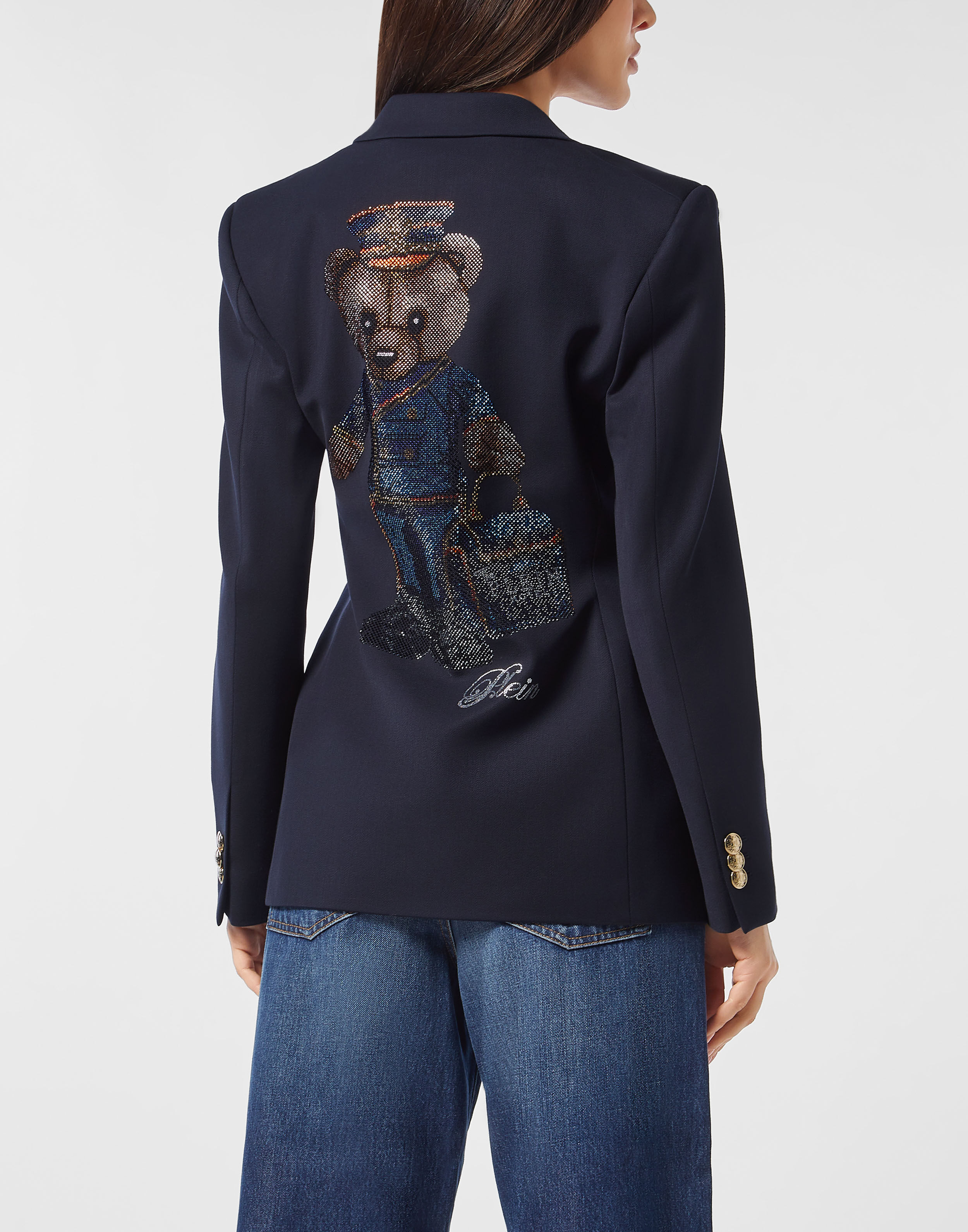 Blazer Marine Fit Bifásico Teddy