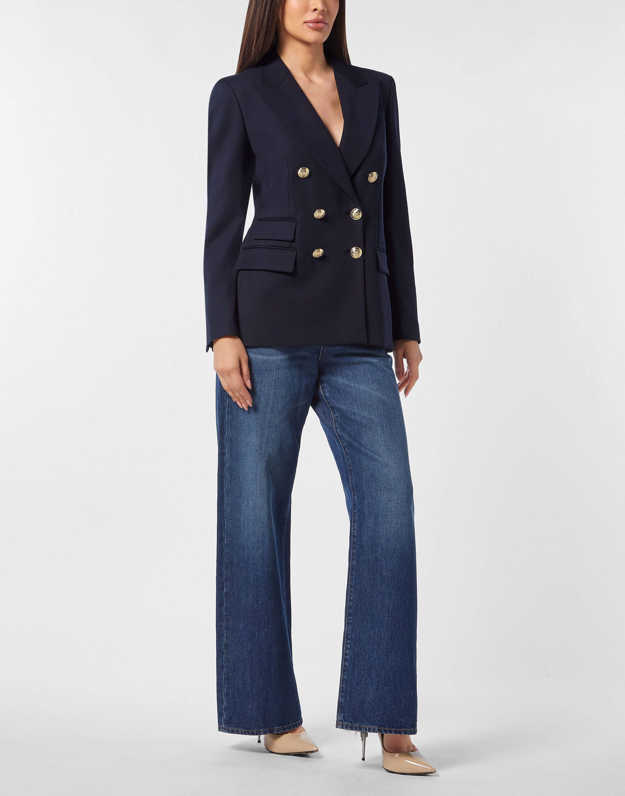 Blazer Marine Fit Bifásico Teddy