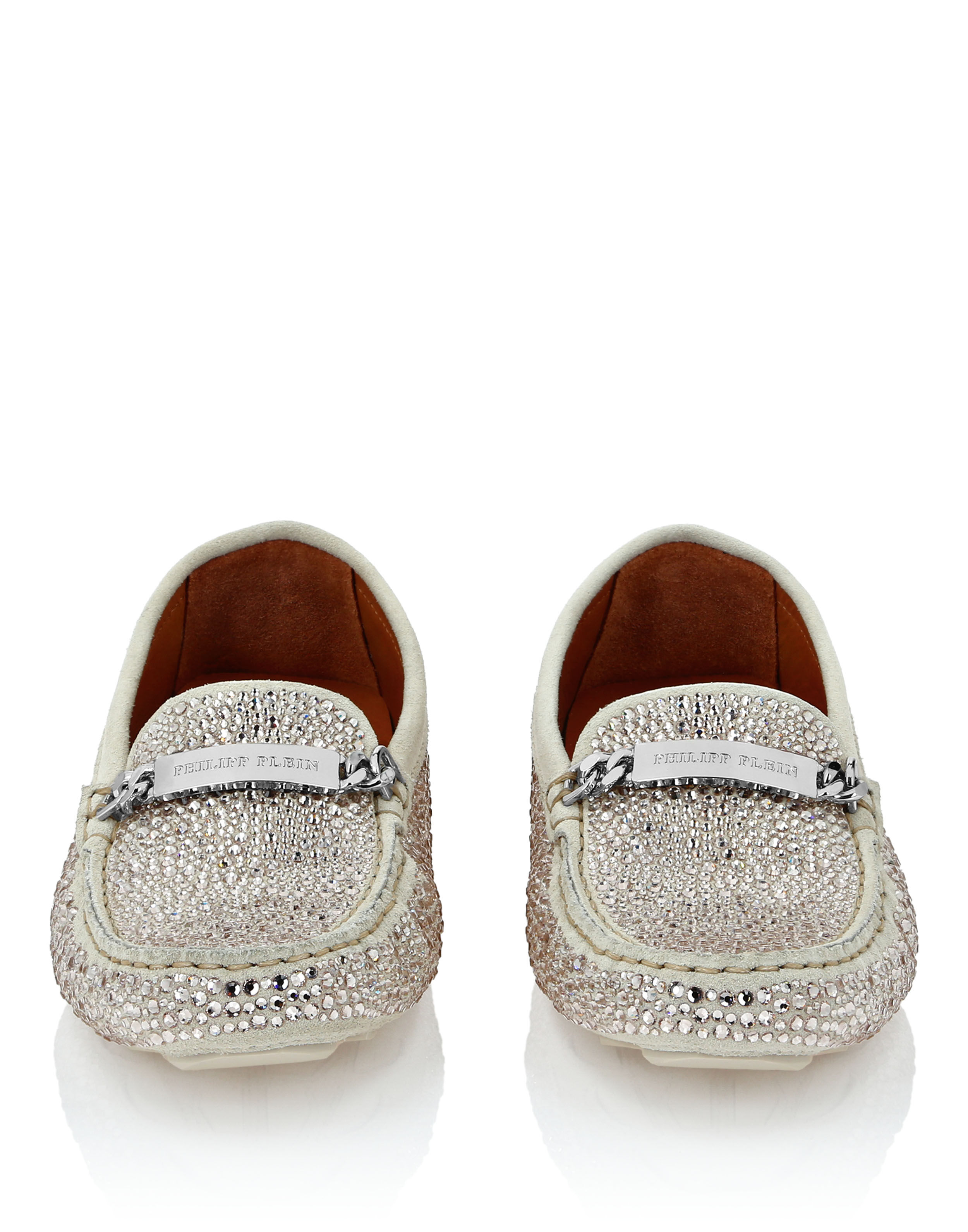 Mocassim de Camurça com Strass