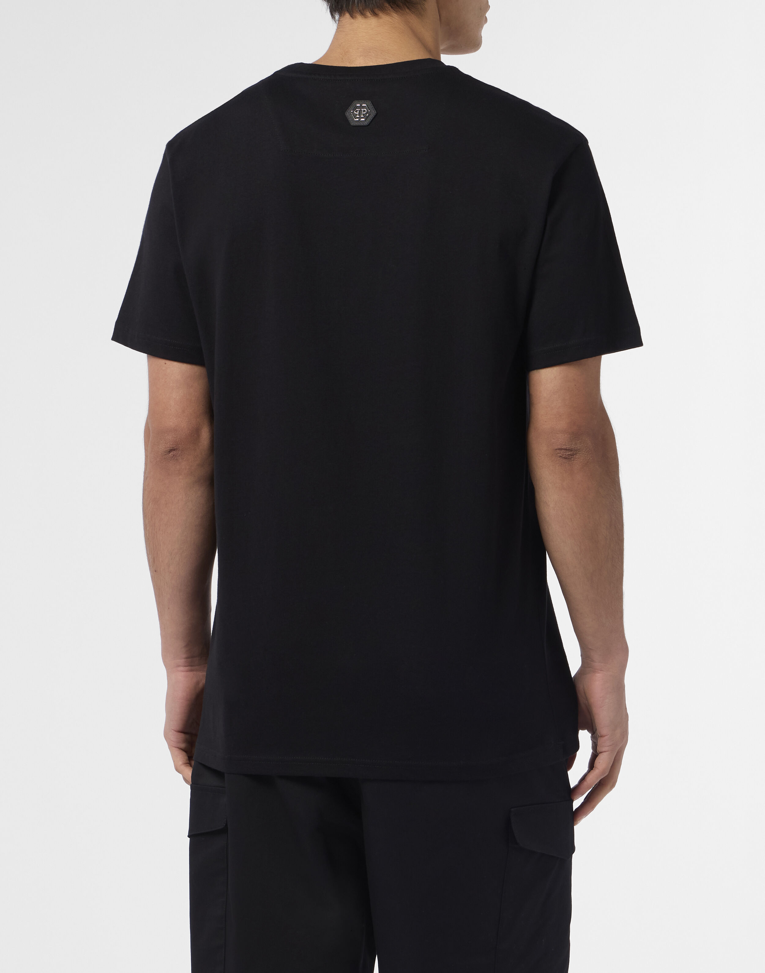 Camiseta Manga Redonda Skull Strass Skull Strass